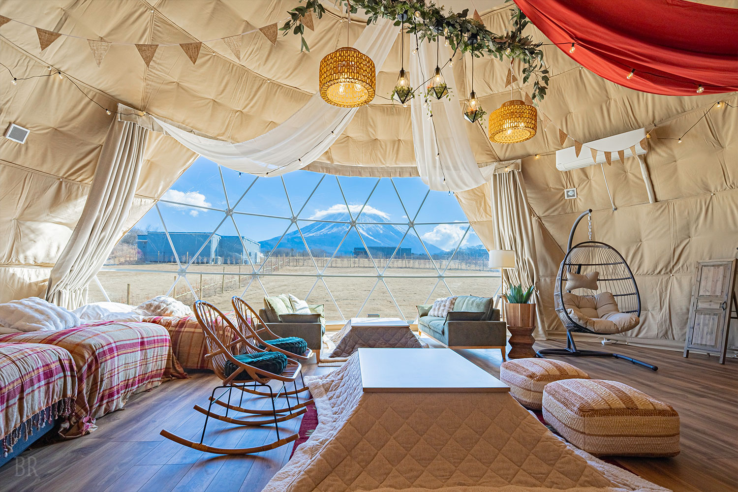 豪華露營B&V富士山河口湖